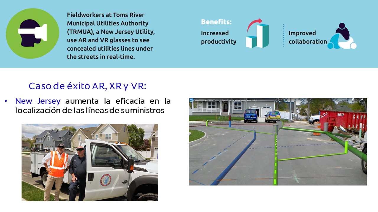 Caso de éxito AR, XR y VR: New Jersey aumenta la eficacia en la localización de las líneas de suministros